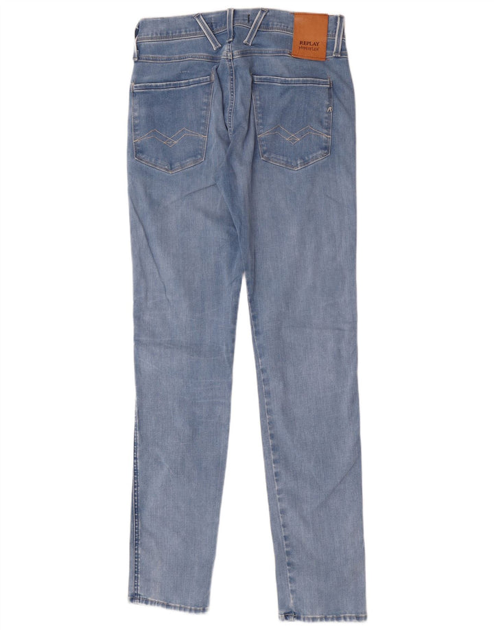 Replay Jean Slim Femme W29 L32 Bleu Coton