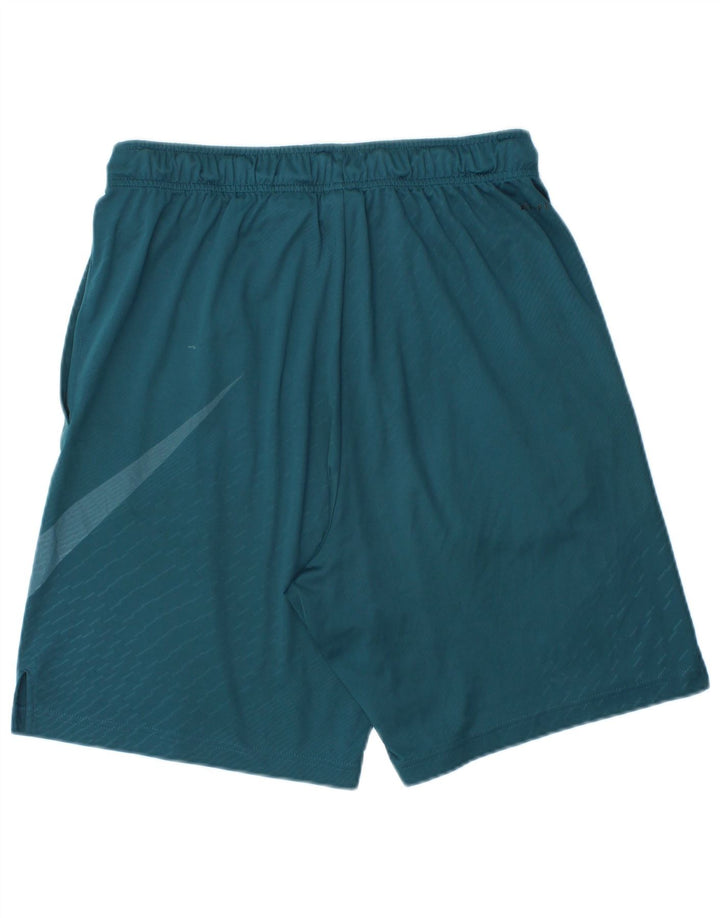Nike Short de sport Dri Fit Graphic pour homme en polyester rayé bleu moyen