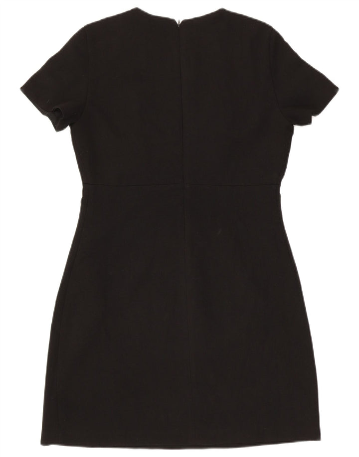 Zara Robe fourreau pour femme UK 14 Large Noir