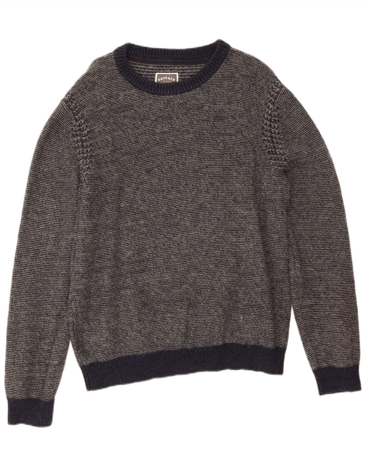 Fat Face Pull col bateau pour homme en coton gris Taille L