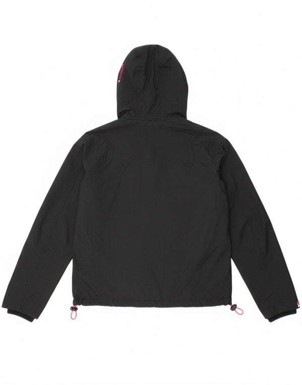 Superdry Veste coupe-vent The Windcheater Graphic pour femme UK 6 XS Noir