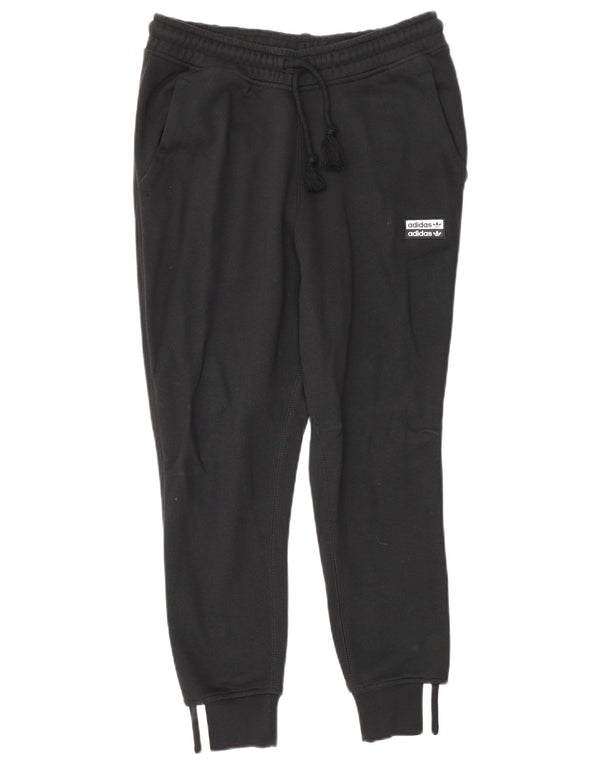 Adidas Pantalon de survêtement court pour femme Joggers UK 6 XS Coton noir