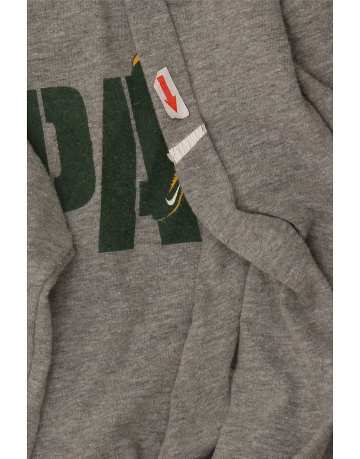 Nike Hommes Packers Graphic Haut à manches longues Petit Gris Coton