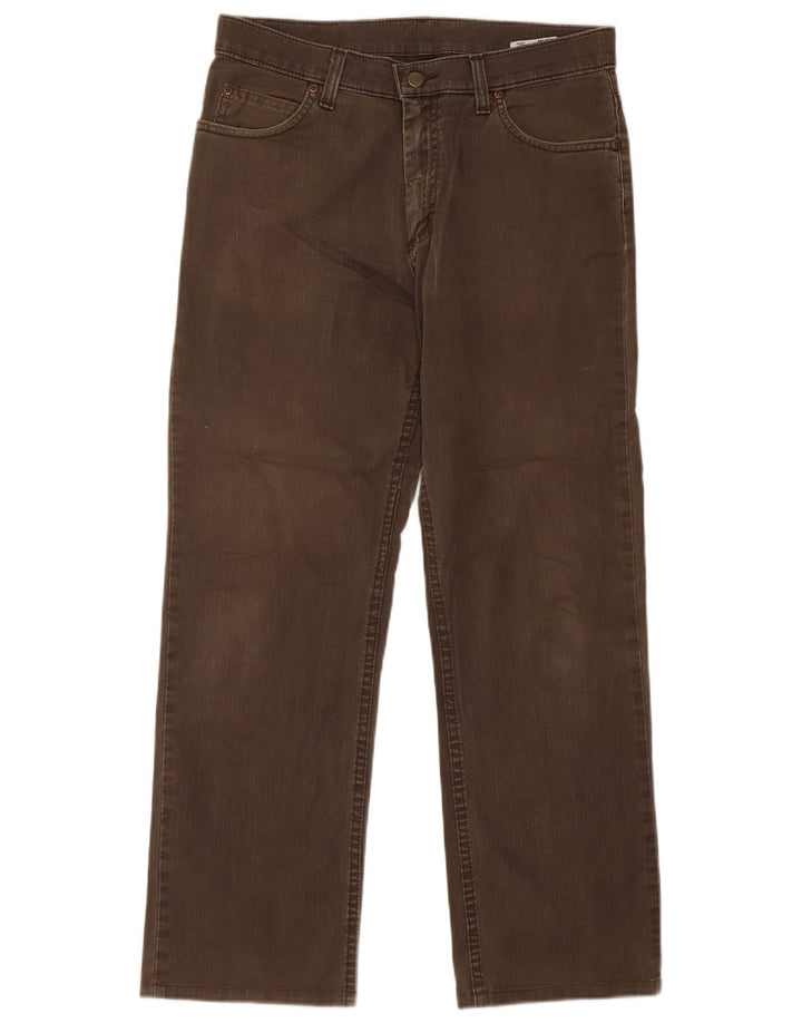Lee Jean droit homme W32 L29 marron coton