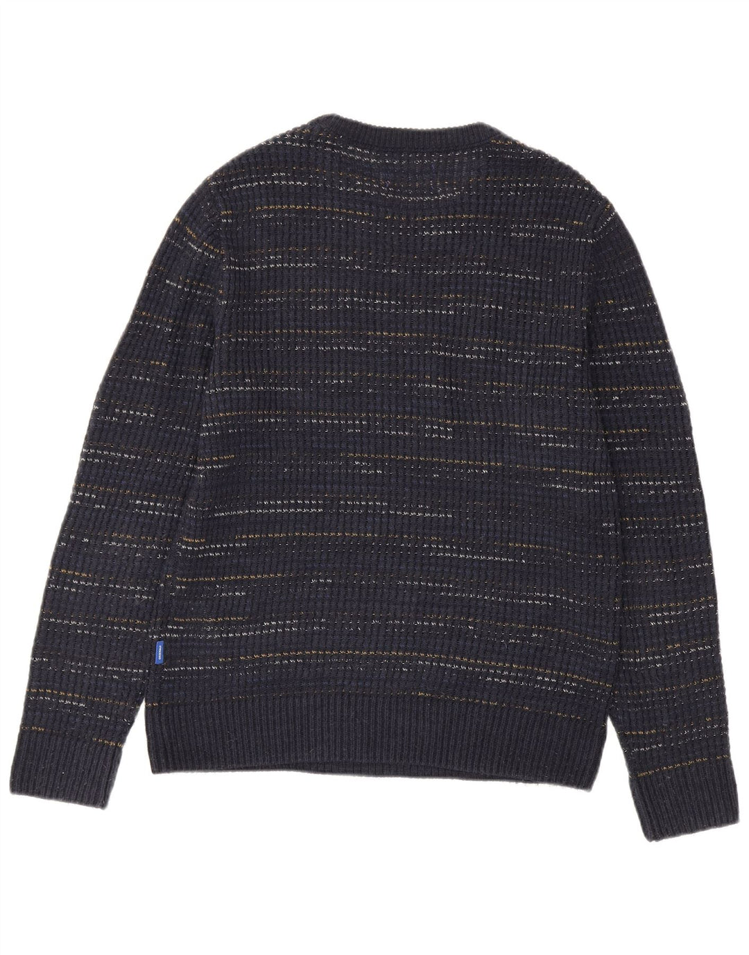 Jack & Jones Pull col bateau pour homme Bleu marine moyen à fines rayures