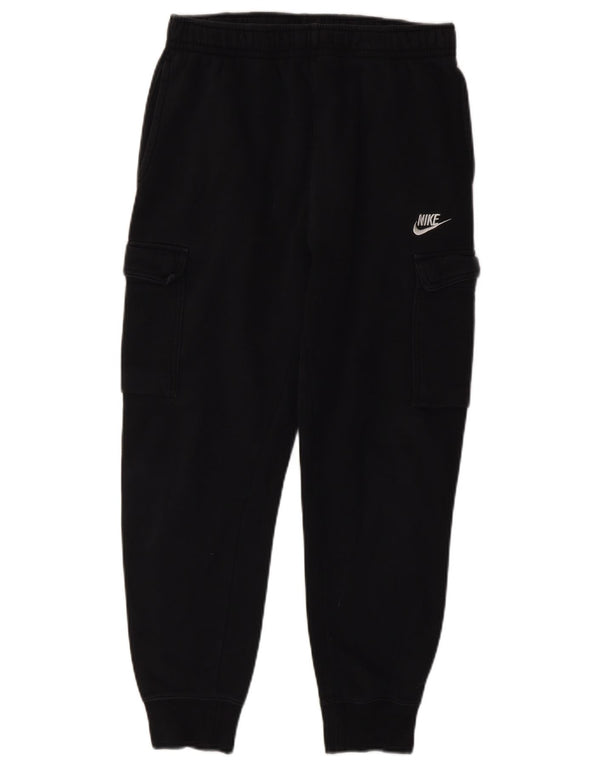Nike Pantalon de survêtement cargo pour femme UK 10 Petit coton noir