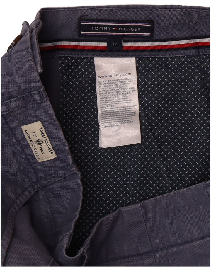 Tommy Hilfiger Short Cargo Homme W32 Bleu Moyen Coton