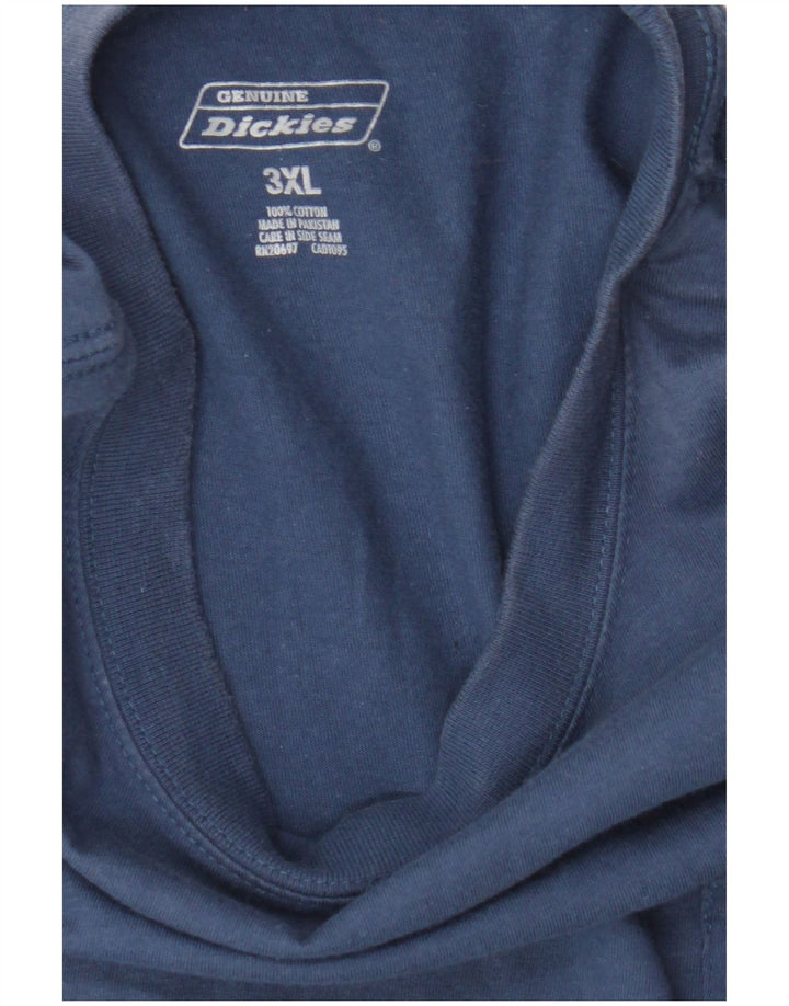 Dickies T-Shirt Homme Top 3XL Bleu Coton