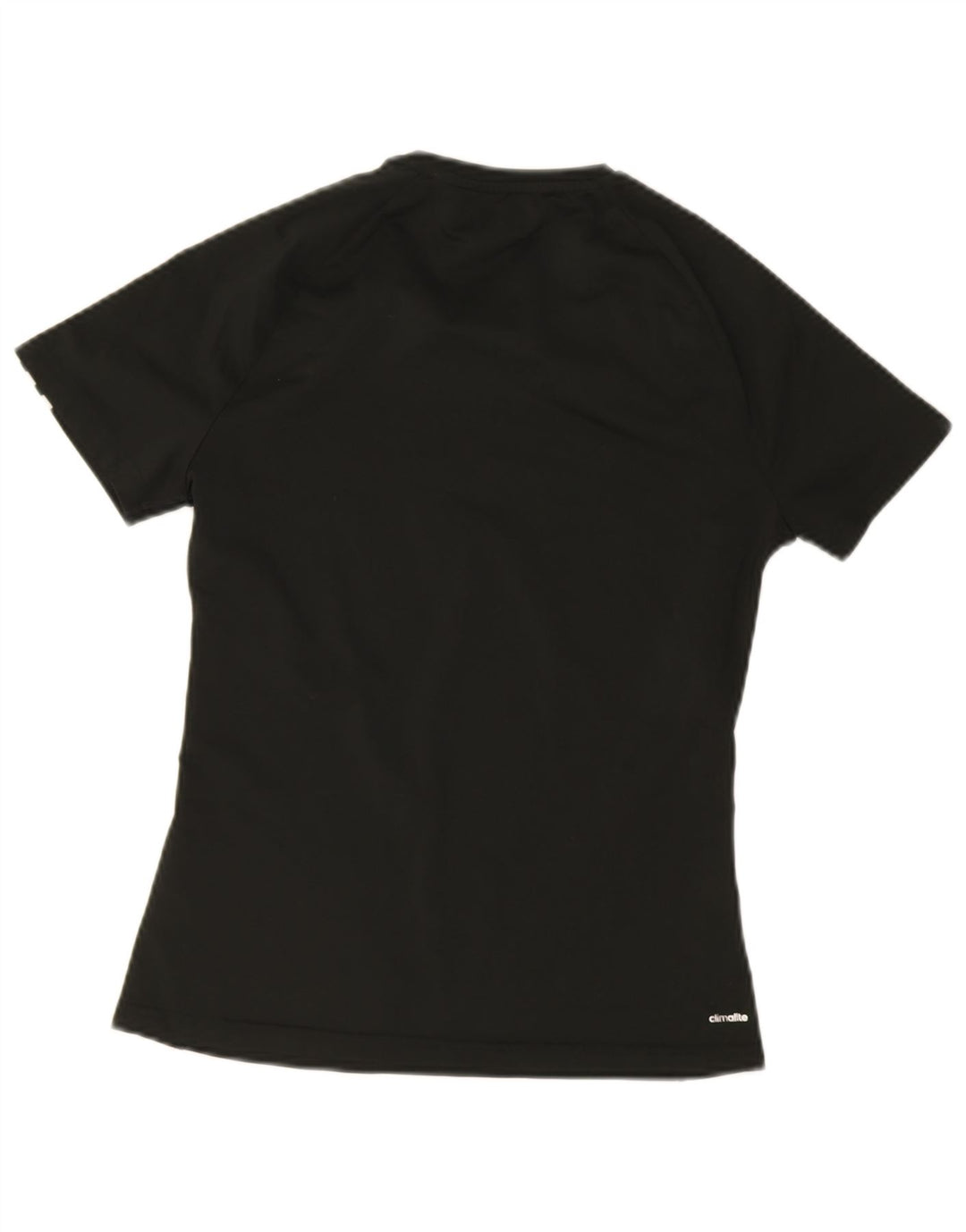Adidas Climalite T-Shirt Top UK 8/10 Petit Noir Polyester