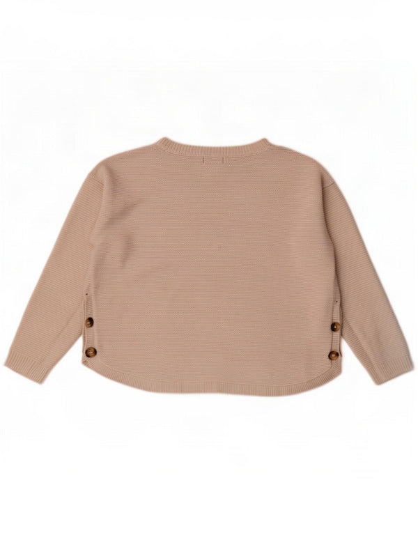 Fat Face Pull court à col bateau pour femme UK 10 Petit Viscose Blanc