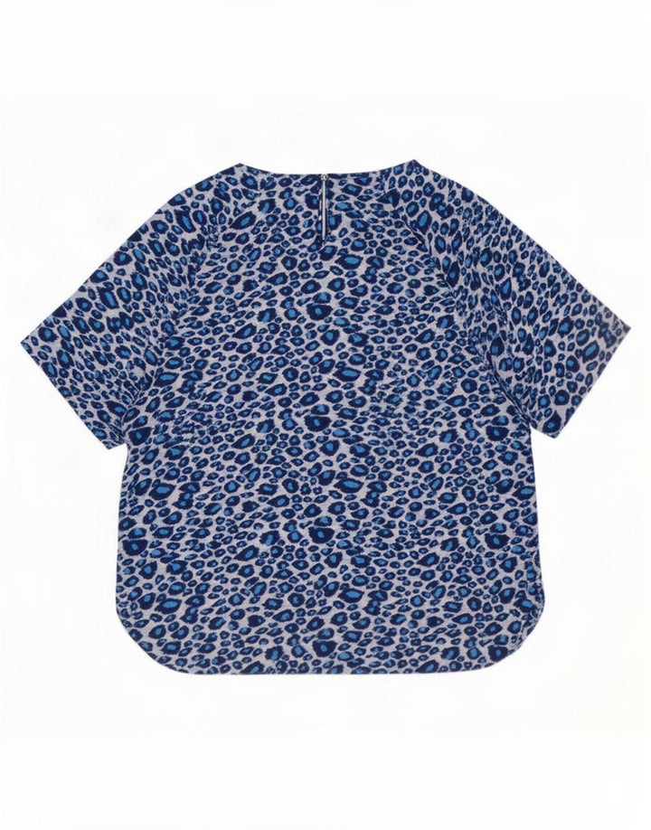 Marks & Spencer Chemisier Femme UK 46 Grand Bleu Imprimé Animal Polyester