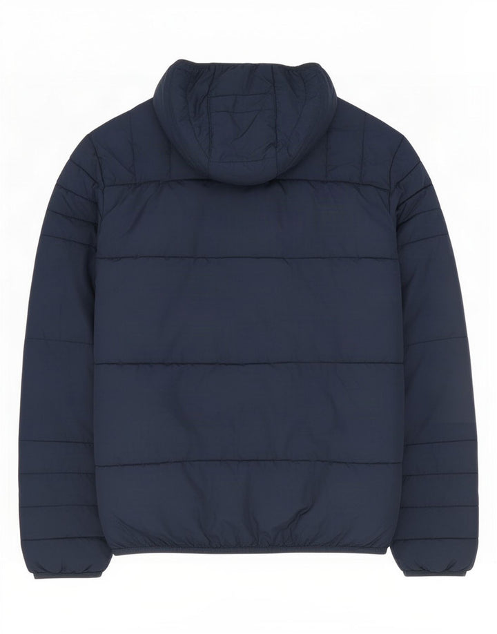 Jack & Jones Veste matelassée à capuche pour homme UK 36 Small Bleu marine Polyester