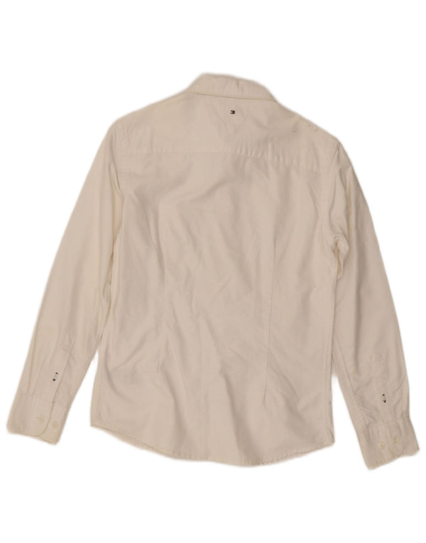 Tommy Hilfiger Chemise Garçon 11-12 ans Blanc Coton