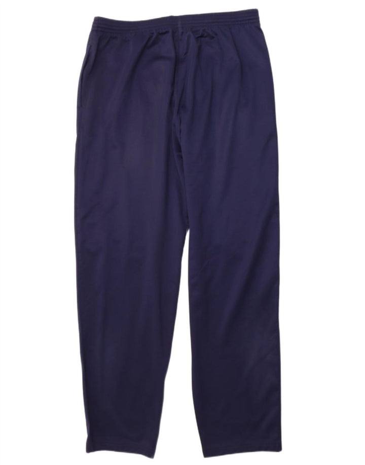 CHAMPION Mens Graphic Tracksuit Trousers XL Navy Blue Polyester