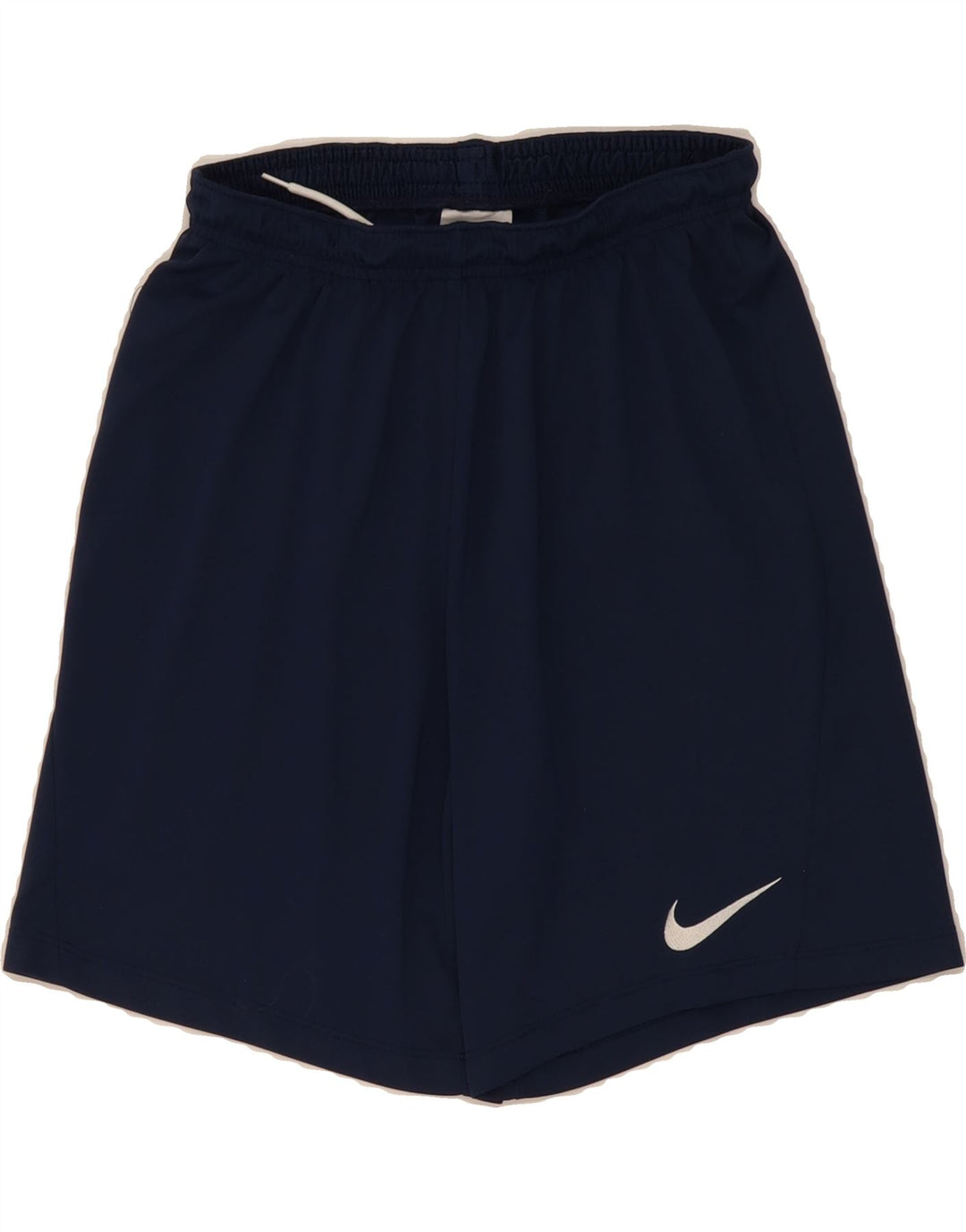 NIKE Boys Dri Fit Sport Shorts 10-11 Years Medium Navy Blue Polyester Vintage Nike and Second-Hand Nike from Messina Hembry 