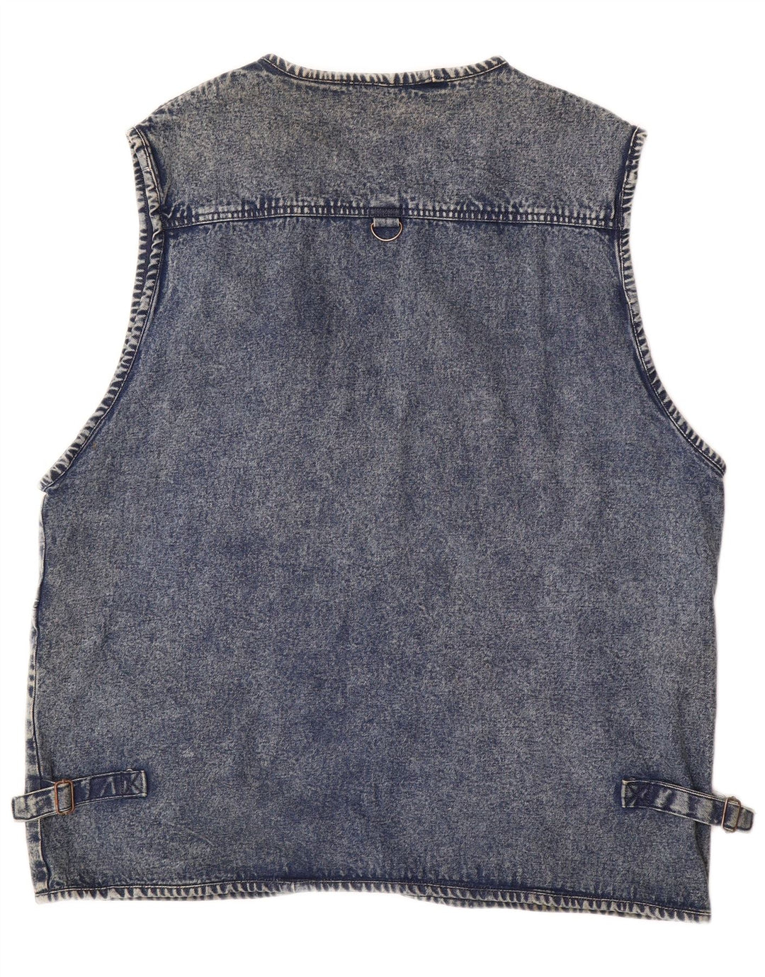 VINTAGE Gilet en jean pour homme UK 50 5XL Bleu
