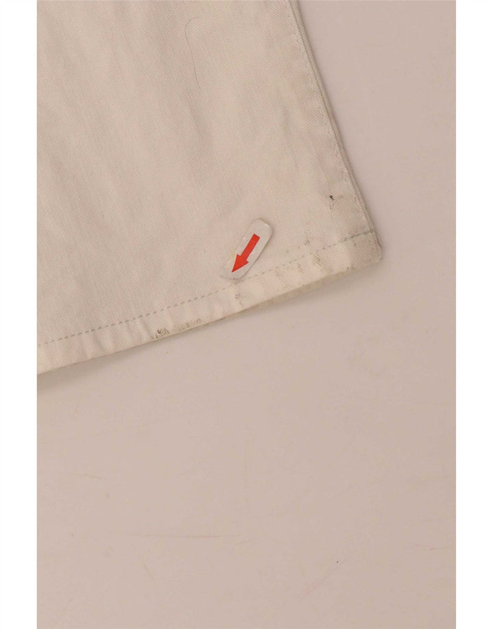 Trussardi Jean Droit W33 L33 Blanc Coton Homme