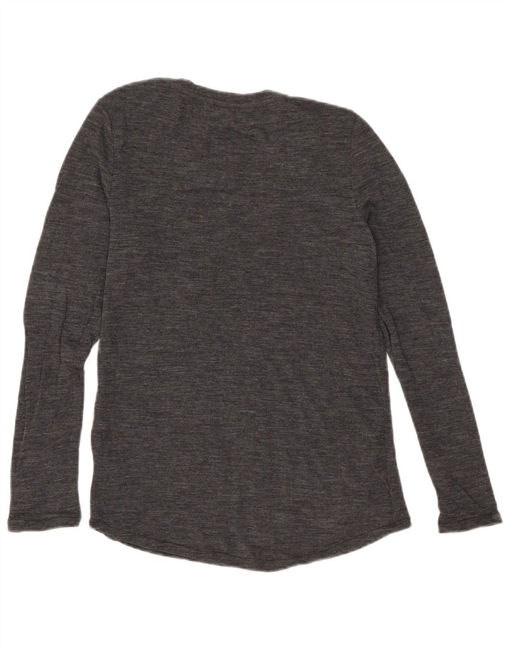 Cos Pull à col rond pour femme UK 14 Grande laine grise