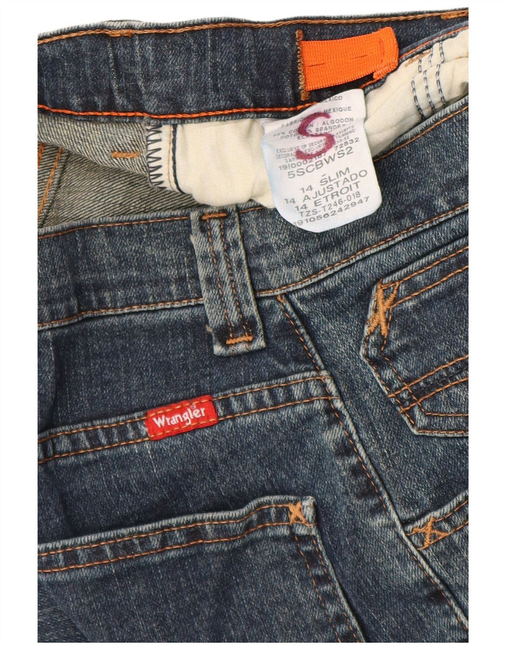 Wrangler Jean Slim Garçon 13-14 ans W30 L28 Bleu Coton