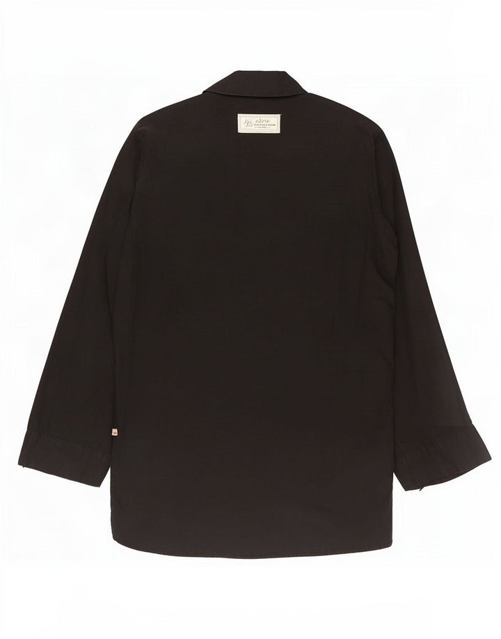 Marlboro Classics Tunique à manches longues pour femme UK 14 Medium Black Paisley