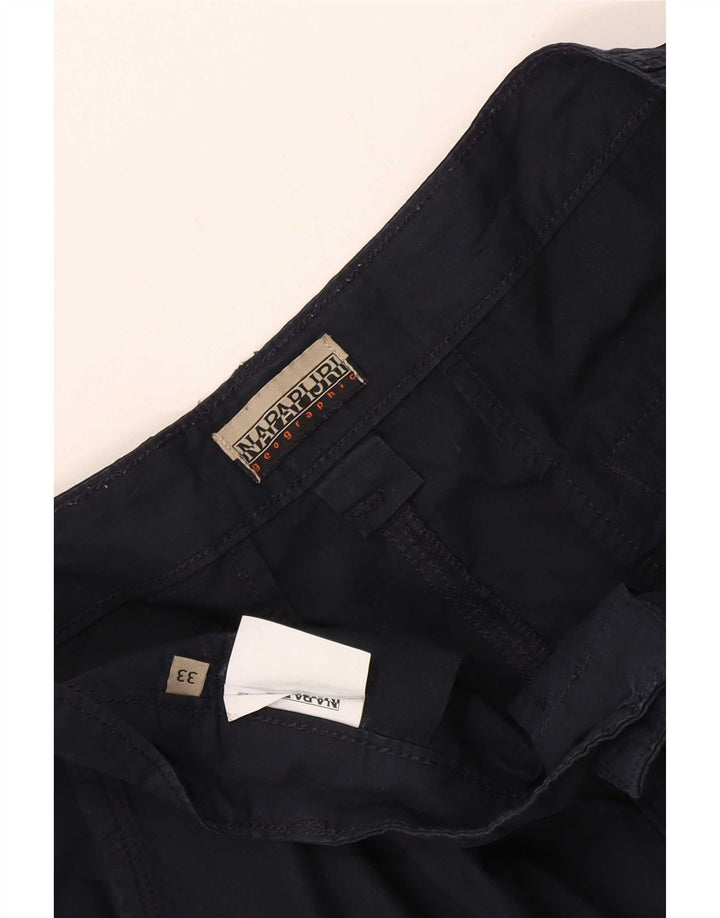 Napapijri Short Chino Homme W33 Bleu Marine Moyen