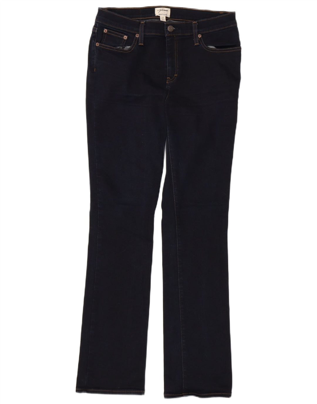 J. Crew Jean Bootcut Femme W28 L32 Bleu Marine Coton