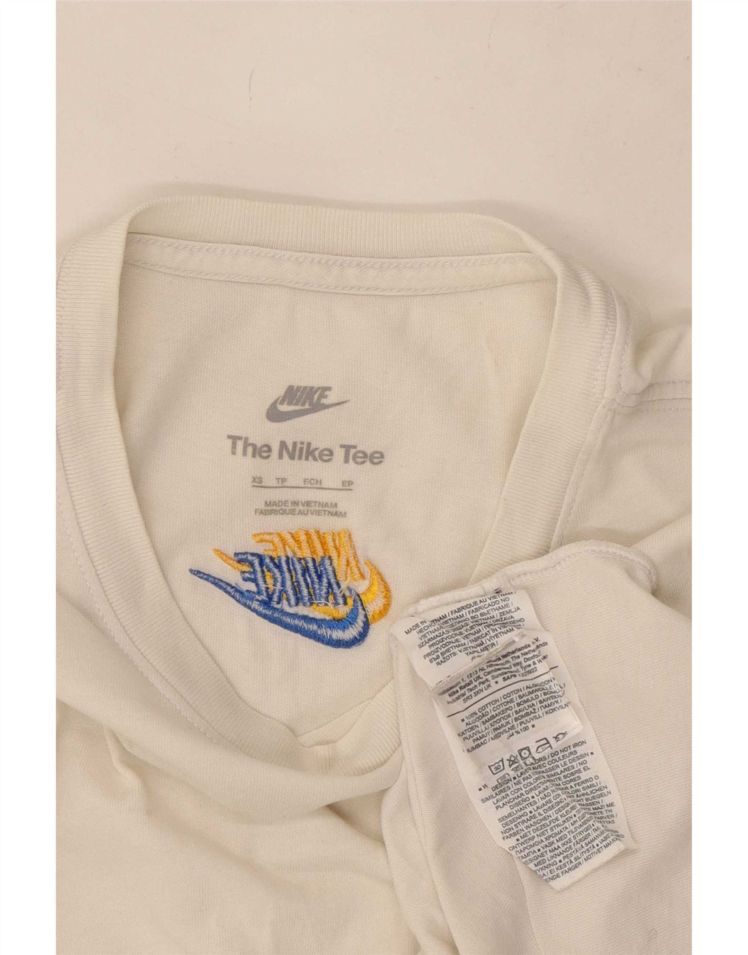 Nike T-Shirt Homme Haut XS Blanc Coton