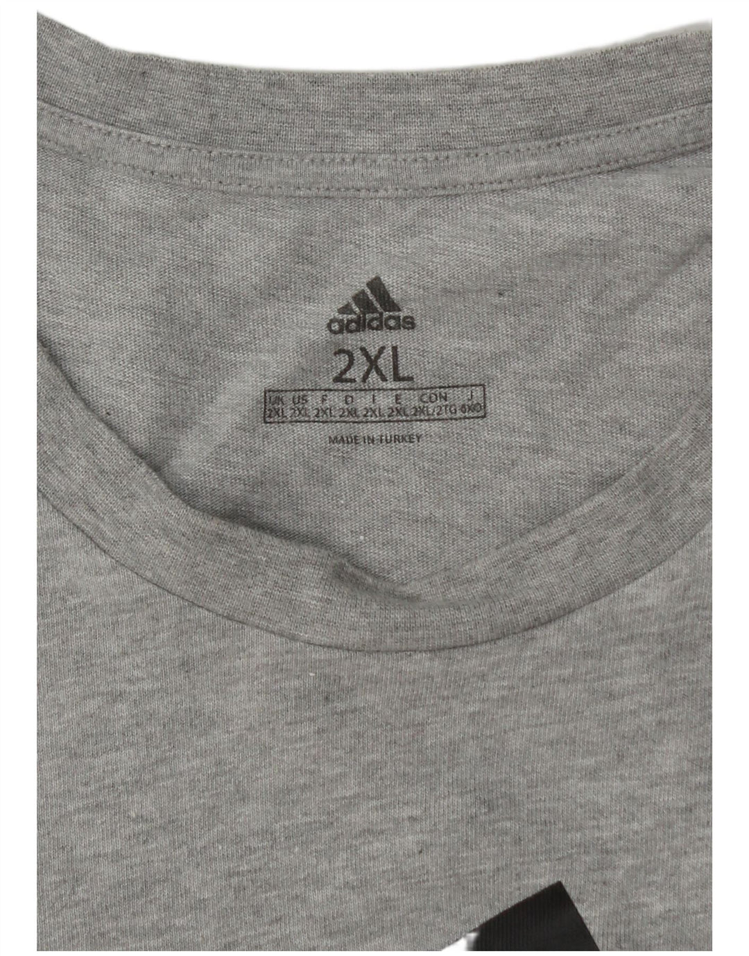 ADIDAS T-shirt graphique pour hommes 2XL Gris
