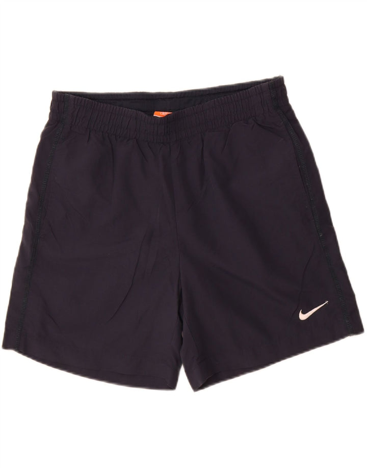 Short de sport Nike en nylon bleu marine moyen pour homme