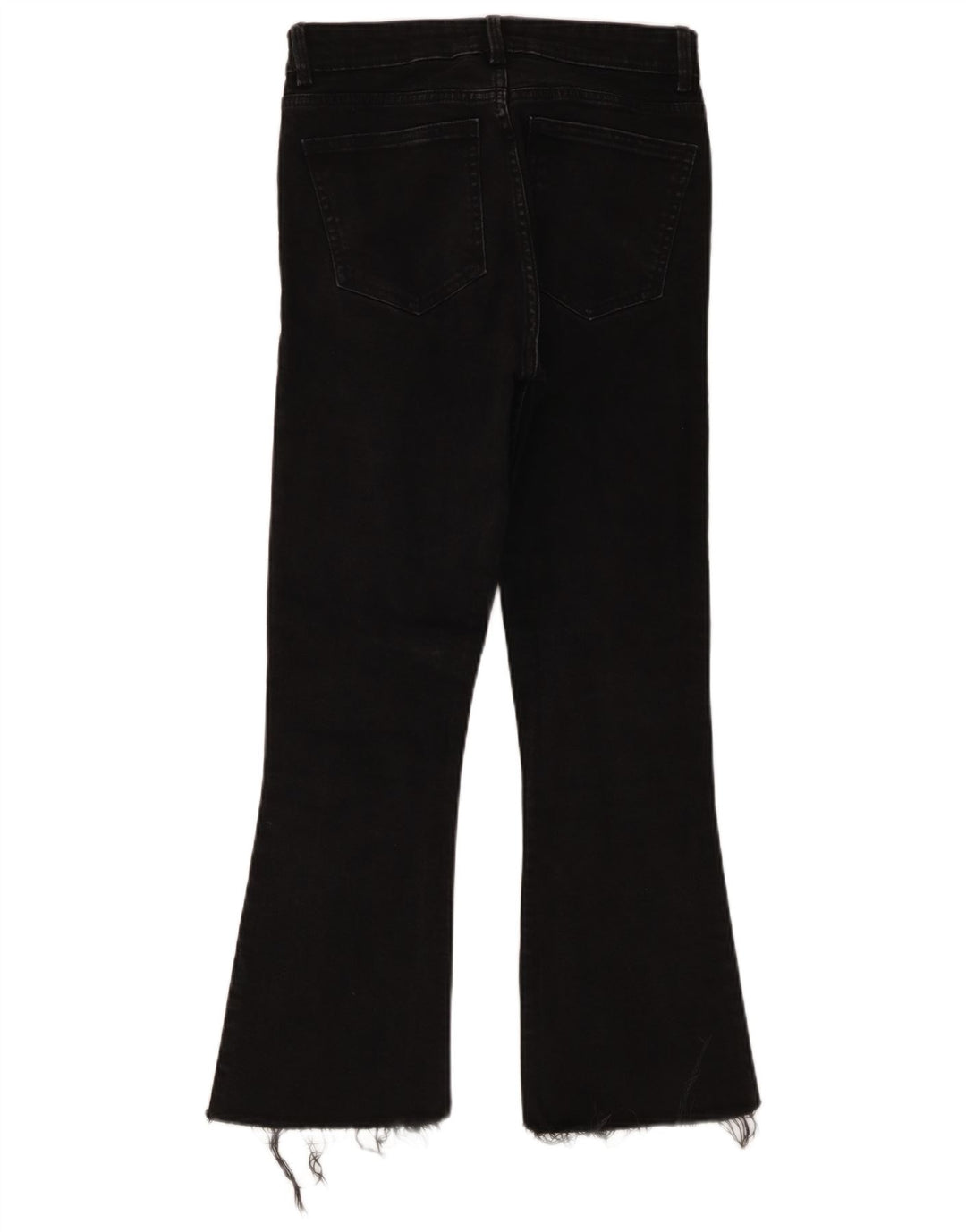 Zara Jean Bootcut Femme EU 38 Petit W28 L27 Noir