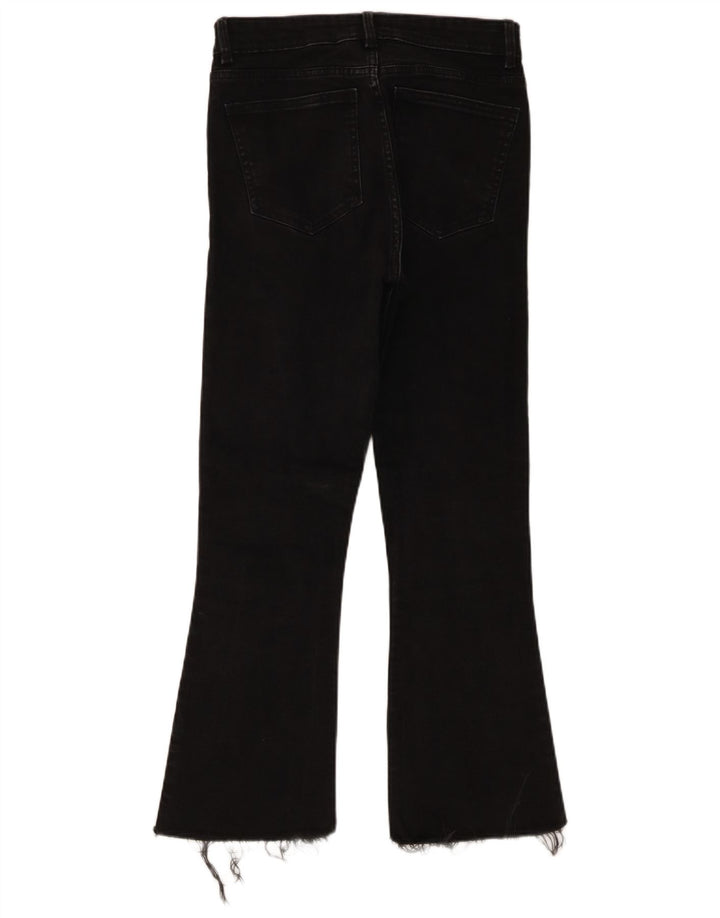 Zara Jean Bootcut Femme EU 38 Petit W28 L27 Noir