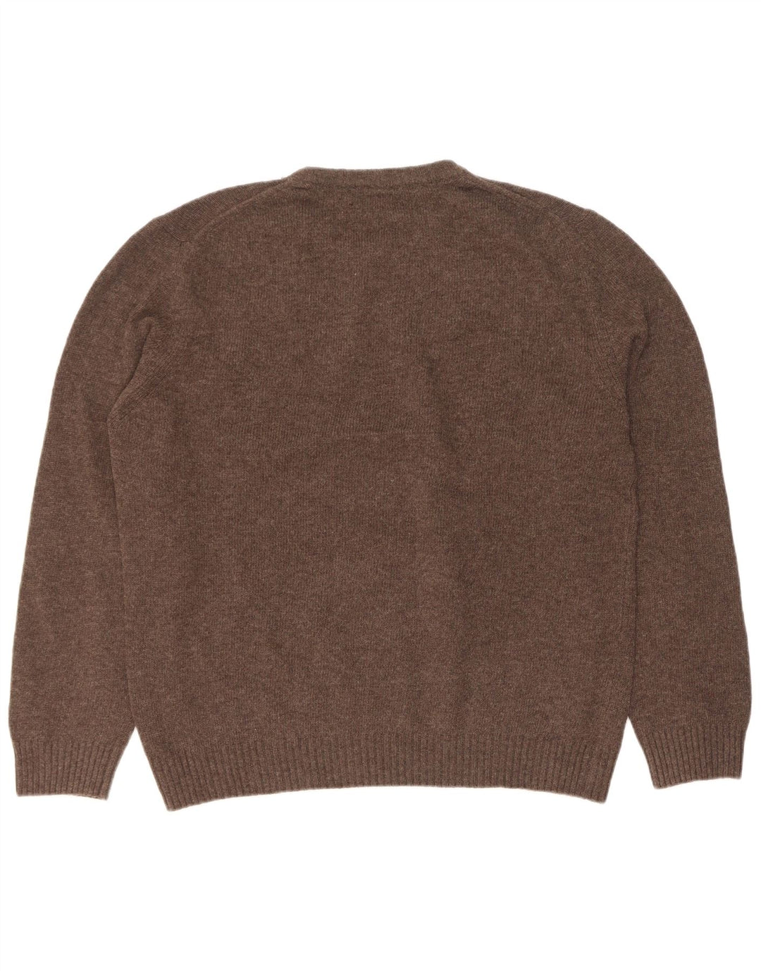 Marlboro Classics Pull à col rond pour homme XL en laine marron