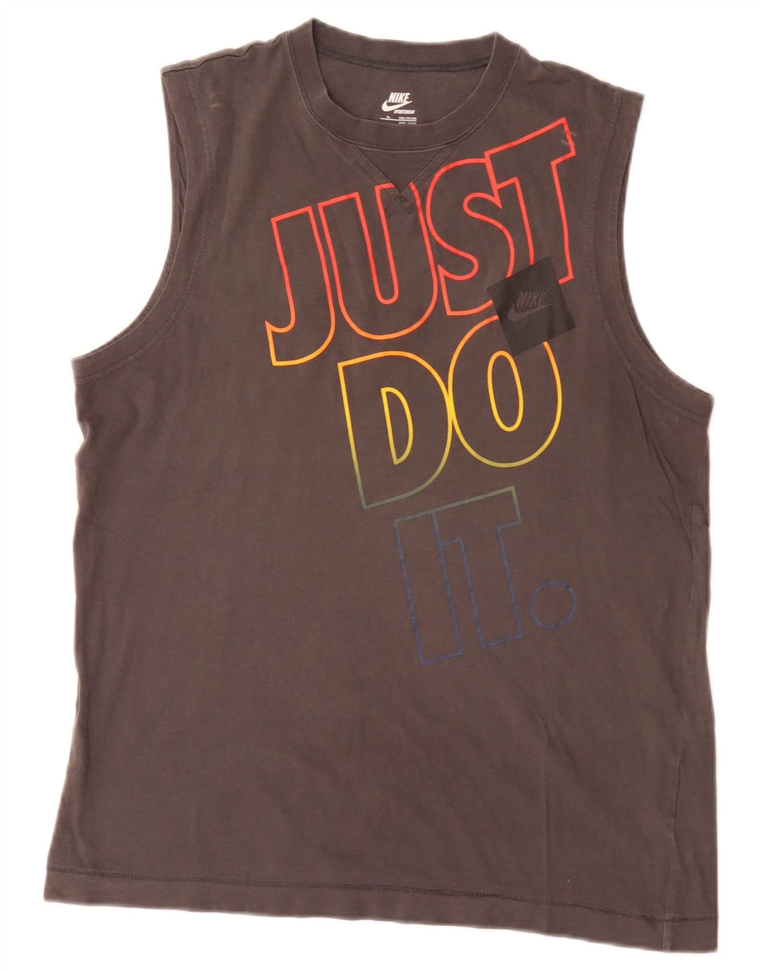 Nike Débardeur Graphique Garçon 13-14 Ans XL Gris