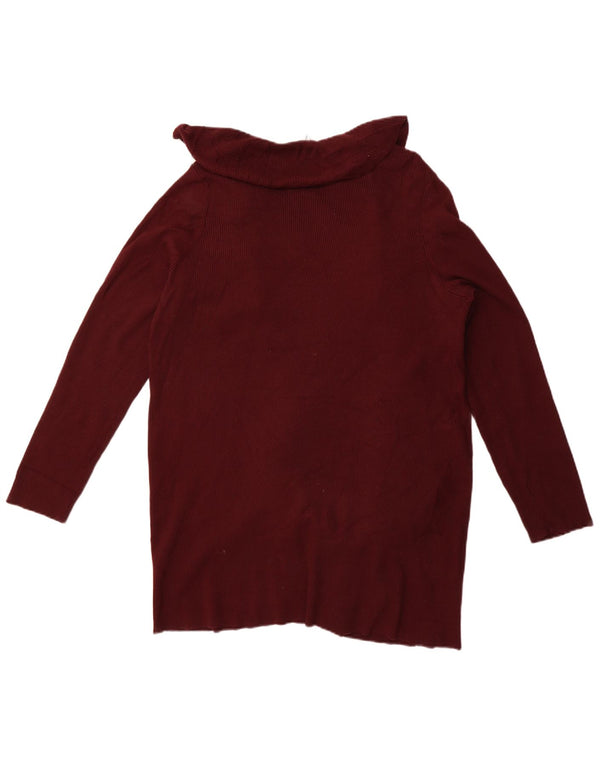 Ralph Lauren Pull cardigan ouvert long pour femme UK 18 XL Coton marron