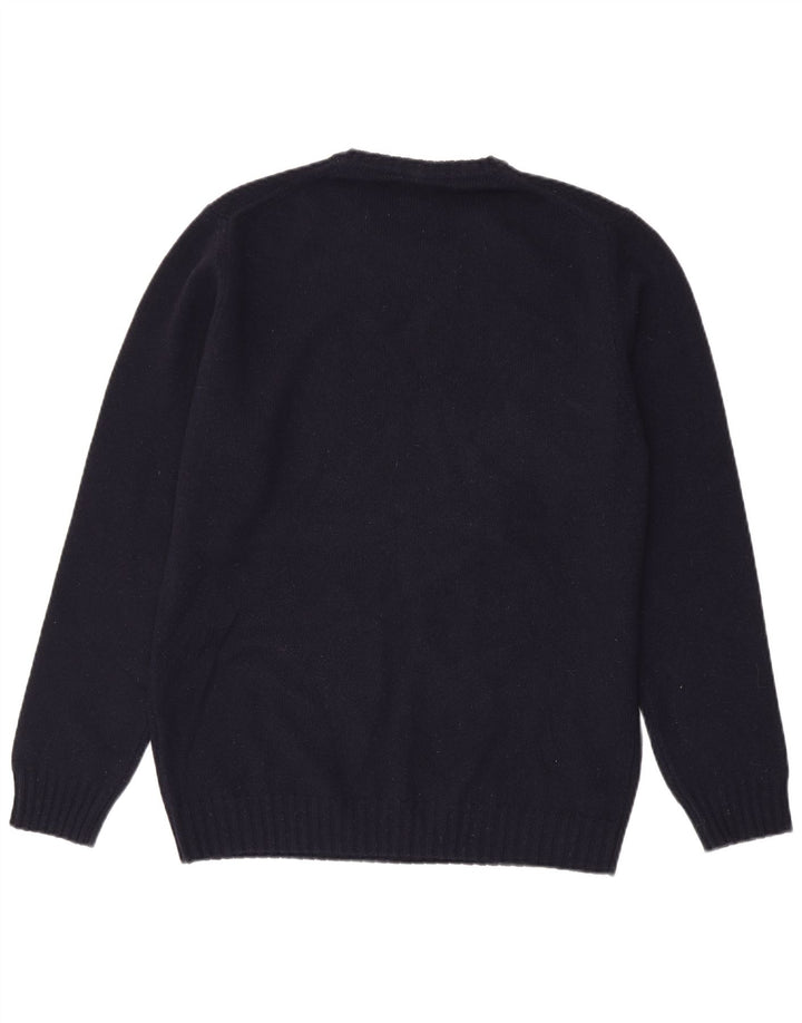 Massimo Dutti Pull à col rond pour homme XL Bleu marine