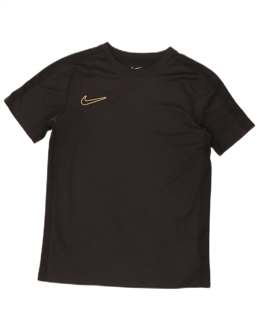 NIKE Garçons Dri Fit T-Shirt Top 12-13 ans Grand Noir Polyester