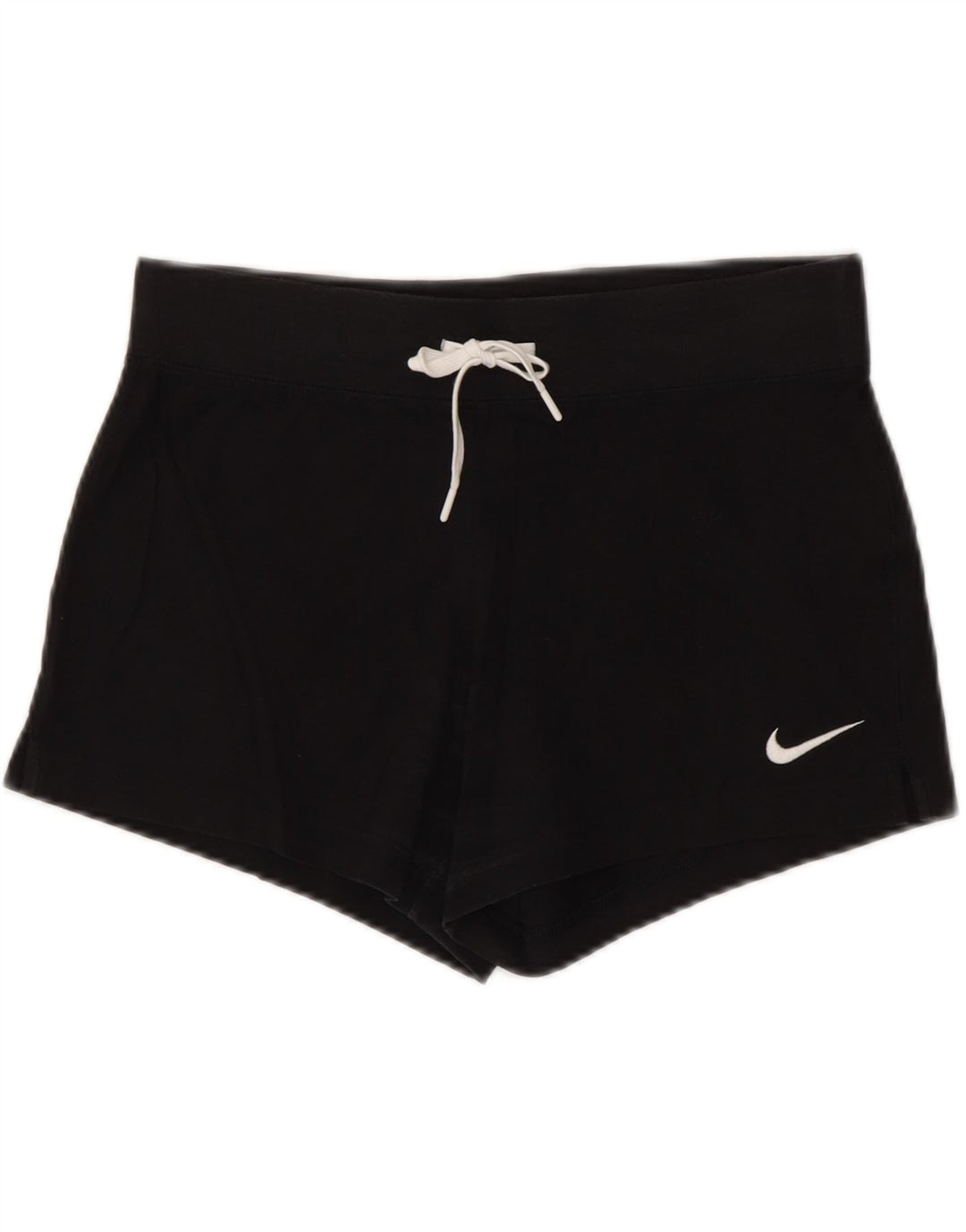 NIKE Short de sport pour femme UK 10 Petit coton noir