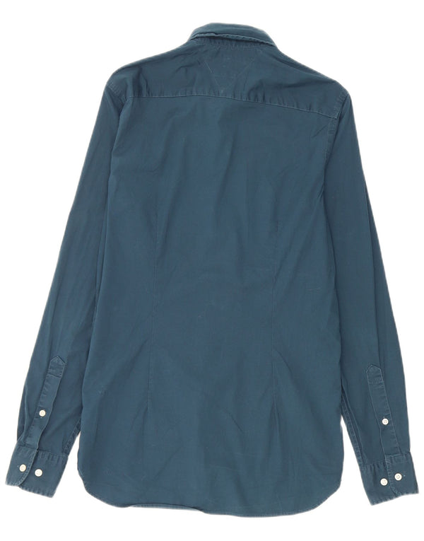 Tommy Hilfiger Chemise Stretch Slim Fit XS Bleu Marine Coton