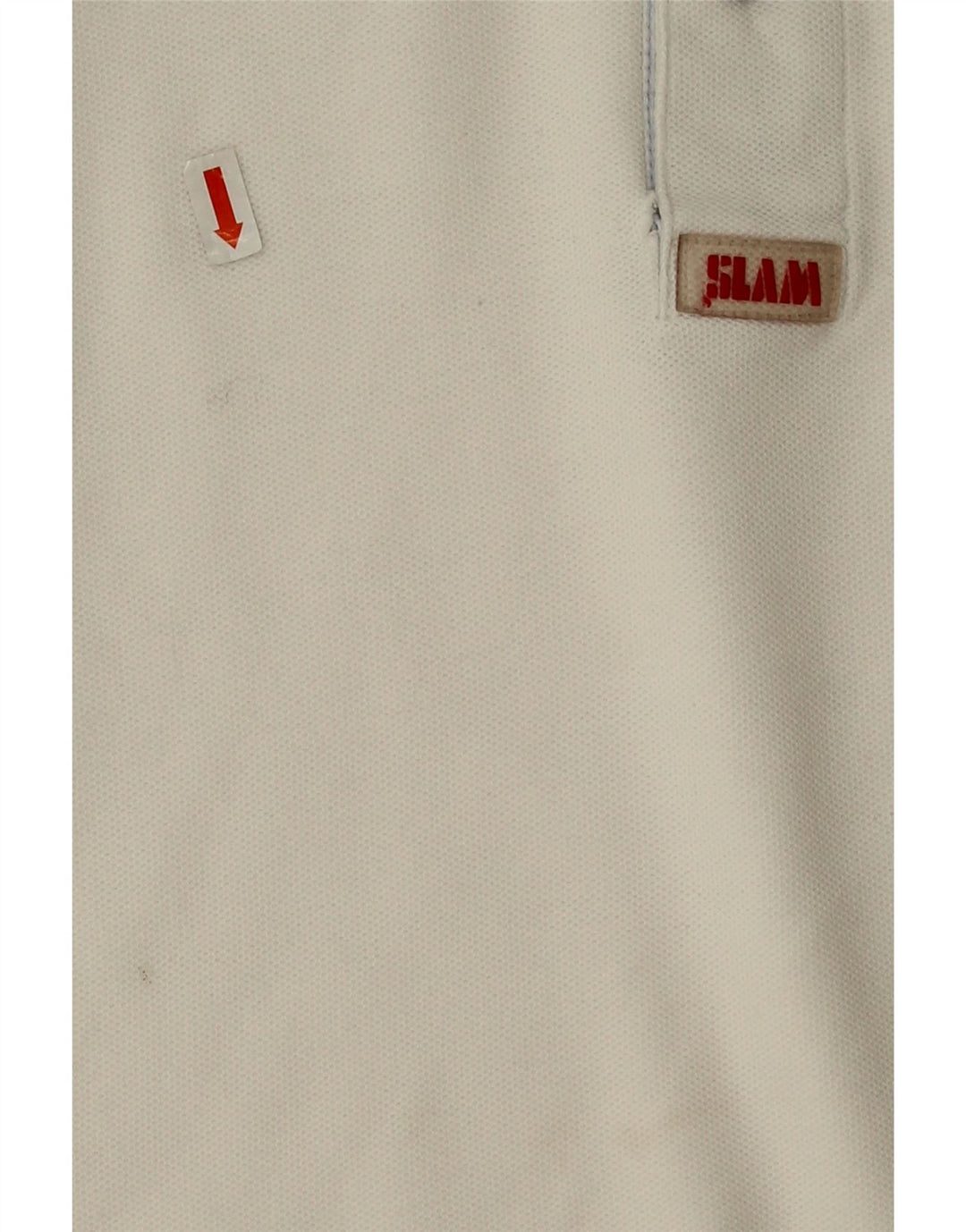 Slam Polo Homme Grand Blanc Coton