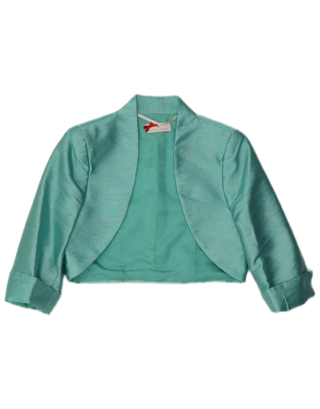 Ensemble 2 pièces pour femme US 8 Polyester turquoise moyen