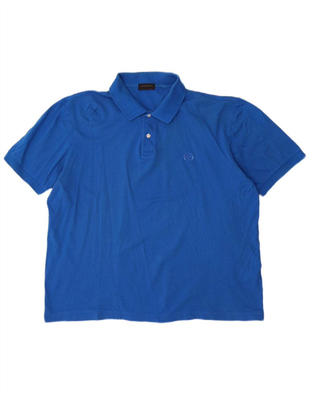 SERGIO TACCHINI Polo Homme IT 54 XL Bleu Coton