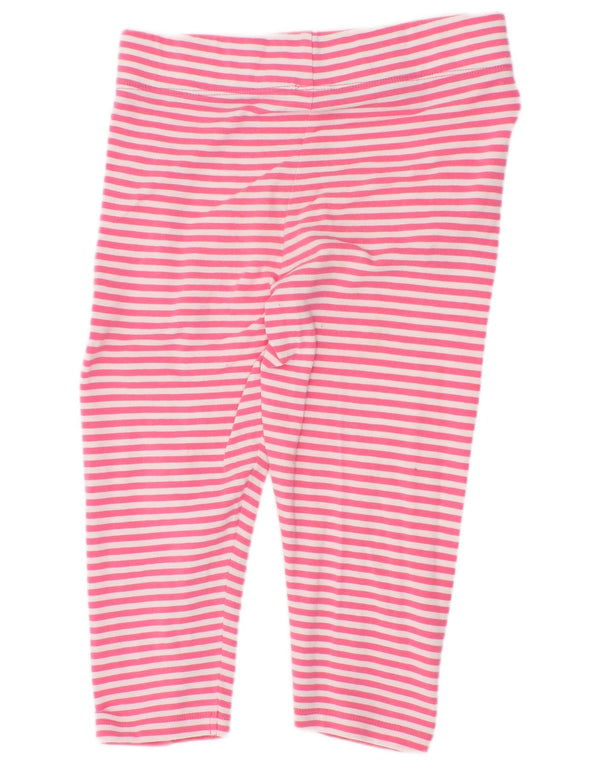 Leggings Boden fille 6-7 ans coton rayé rose