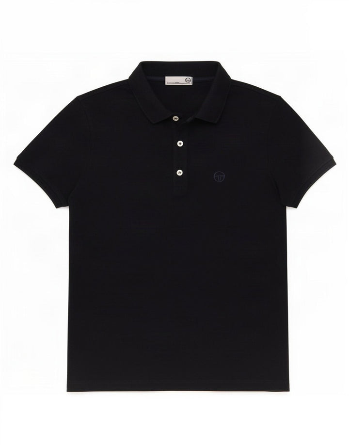 Sergio Tacchini Polo Femme UK 14 Bleu Marine Moyen