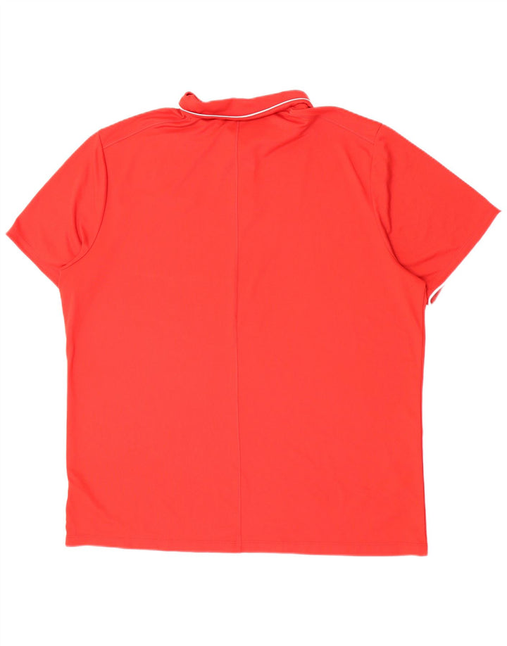 Nike Polo coupe classique pour homme 2XL Rouge Polyester