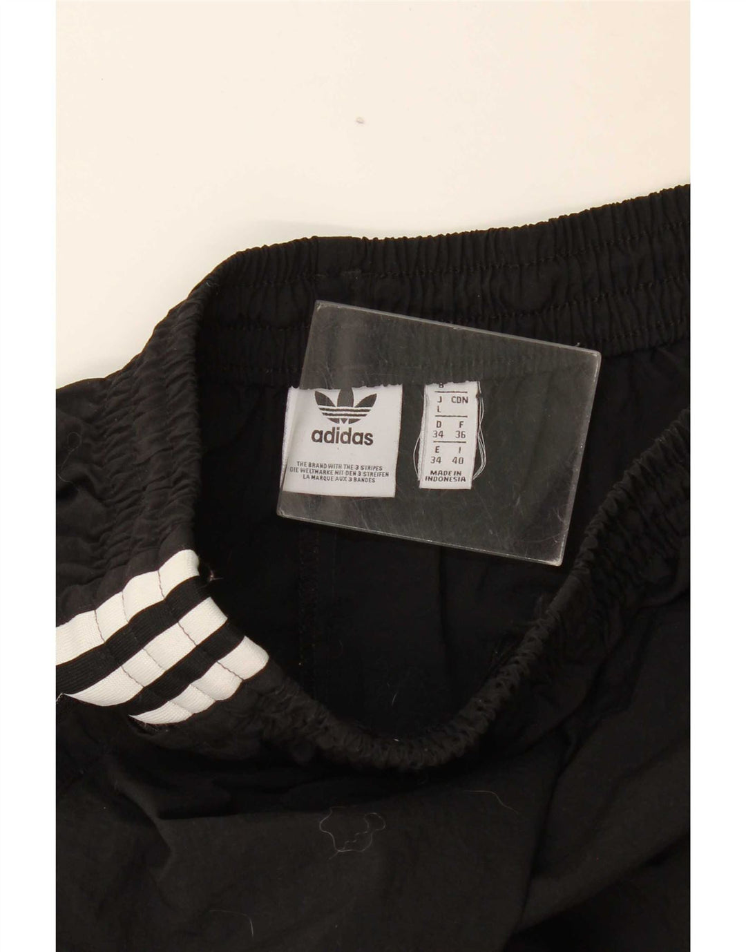 Adidas Pantalon de survêtement pour femme Joggers UK 8 Small Noir Polyester