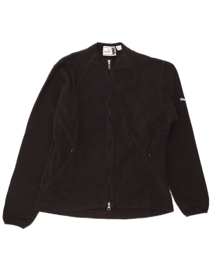 Puma Veste polaire pour femme UK 12 Medium Noir Polyester