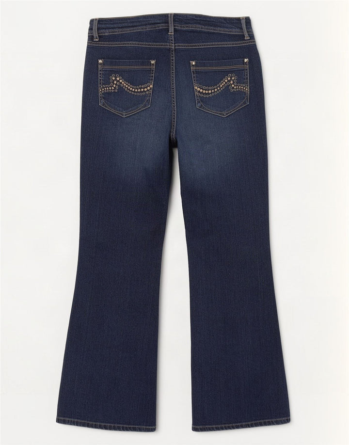 Marks & Spencer Jean bootcut pour femme UK 16 Large W36 L30 Bleu marine