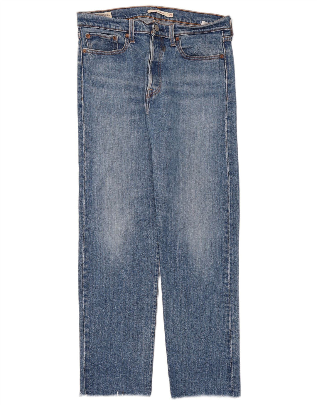 Levi's Jean Droit Wedgie Femme W29 L28 Bleu Coton