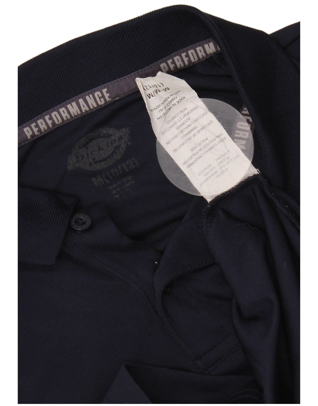 Dickies Polo Garçon 10-11 ans Bleu Marine Moyen Polyester