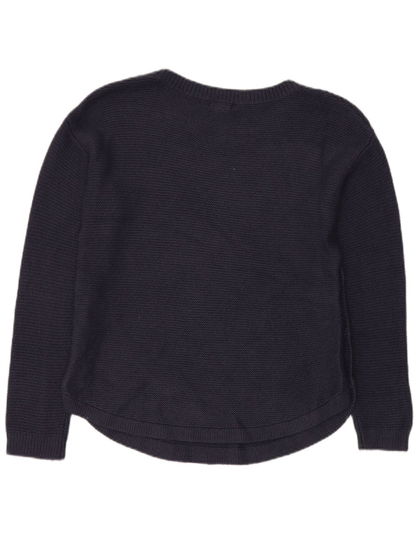 Fat Face Pull col bateau pour femme UK 8 Small Bleu marine Viscose